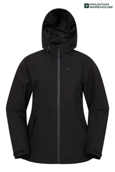Mountain Warehouse Black Vancouver Ultra-Lightweight Waterproof Jacket - Womens (Q41354) | $154