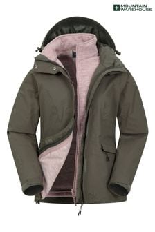Mountain Warehouse Green Thunderstorm 3-in-1 Womens Jacket (Q41358) | 172 €