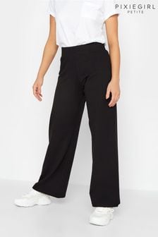 Pantaloni largi pixiegirl Petite cu elastic în talie (Q41601) | 161 LEI