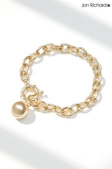 Jon Richard Gold Polished Ball Bracelet (Q41717) | HK$257