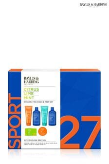 Baylis & Harding Citrus, Lime   Mint Mens Invigorating Shower Prep Gift Set (Q41836) | €31