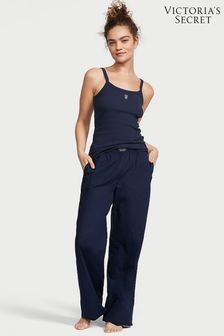 Victoria's Secret Noir Navy Blue Cami Long Pyjamas (Q42147) | €25