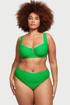 Victoria's Secret Green Fishnet Balcony Swim Bikini Top (Q42513) | €46