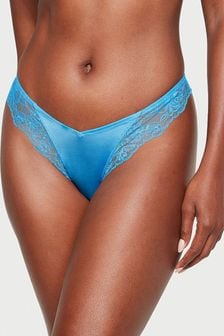 Victoria's Secret Capri Blue Lace Thong Knickers (Q43006) | €15.50