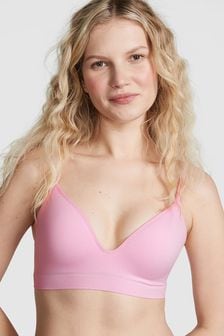 Розовый с принтом - Бесшовный бралетт Victoria's Secret Pink (Q43043) | €46