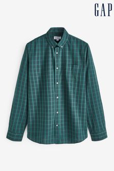 Gap Dark Green Long Sleeve Pocket Button Up Shirt (Q43165) | €35