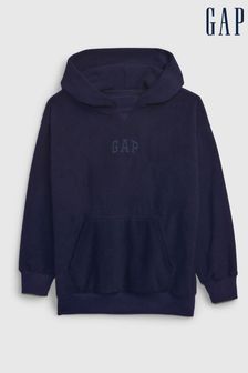 Azul - Sudadera con capucha estilo pulóver con logo en arco de Gap (Q43254) | 28 €