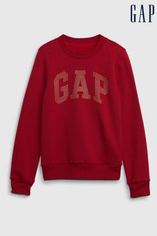 Gap Red Logo Crew Neck Sweatshirt (4-13yrs) (Q43260) | kr330