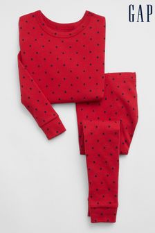 Gap Red Organic Cotton Print Pyjama Set (12mths-5yrs) (Q43325) | €28