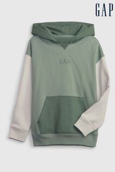 Grün - Gap Kapuzensweatshirt mit Logo und Blockfarben (4-13yrs) (Q43350) | 39 €