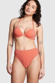 Victoria's Secret PINK Deep Coral Orange High Waisted Bikini Bottom (Q43500) | €34