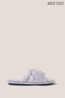 White Stuff Faux Fur Mule Slippers (Q43708) | €17