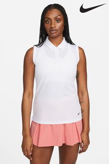 Nike White Dri-FIT Victory Golf Polo Shirt (Q43765) | €57