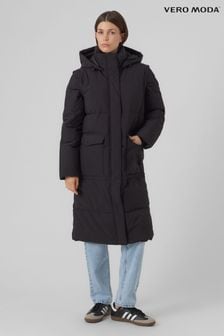 VERO MODA Black 2-In-1 Padded Coat And Gilet Set With Detachable Sleeves (Q43872) | €62