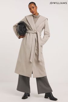 JD Williams Natural Hooded Robe Coat (Q44727) | 245 zł