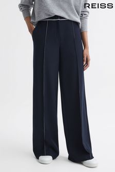 Pantalons larges à coutures contrastées Reiss Oriel (Q44811) | €162