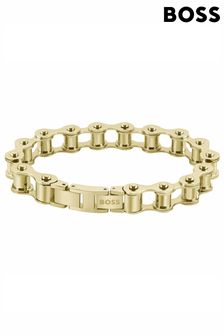 BOSS Gold Gents Jewellery Cycle Bracelet (Q45017) | €138