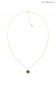 Tommy Hilfiger Ladies Gold Tone Jewellery Framed Stones Necklace (Q45027) | €113