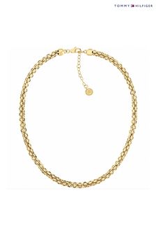 Tommy Hilfiger Jewellery Ladies Gold Tone Intertwined Circles Chain Necklace (Q45042) | €126