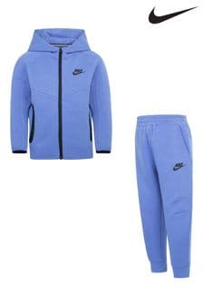 Azul - Conjunto de polar técnico para niños pequeños de Nike (Q45132) | 127 €