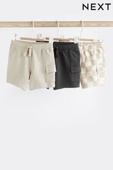 Baby Textured Shorts 3 Pack