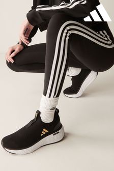 adidas Black/Gold Cloudfoam Go Sock Trainers (Q45190) | ￥10,570