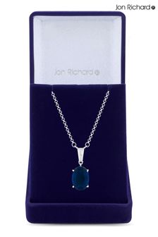 Jon Richard Silver Cubic Zirconia Crystal Pendant Necklace - Gift Boxed (Q45252) | €23