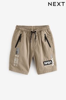 Neutral Nasa Pull On Shorts (4-16yrs) (Q45407) | €19 - €26