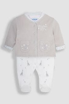 Пижама из 2 предметов с пижамой и курткой Jojo Maman Bébé Welcome Little One (Q45439) | €47