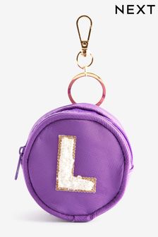 Purple Inital Key Ring Purse (Q45764) | $20