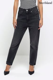River Island Black Petite Mom Jeans (Q45873) | 69 €