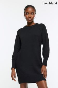 黑色 - River Island舒適套衫洋裝 (Q45931) | NT$1,870