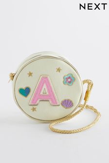 Cream A Initial Patch Canvas Bag (Q46050) | €23