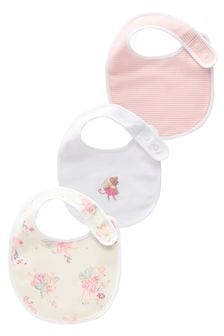 Pink Fairy Baby Bibs 3 Pack (Q46075) | $12