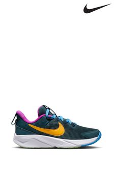 Dark Green/Orange - נעלי ריצה Star Runner 4 לילדים של Nike (Q46081) | ‏176 ‏₪