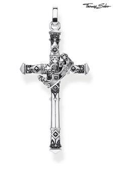 Thomas Sabo Black Majestic Crown Cross Pendant (Q46116) | €368