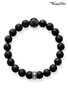 Thomas Sabo Black Rebel Obsidian 925 Silver Bracelet (Q46156) | €110