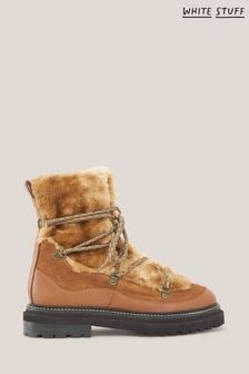 White Stuff Hailey Lace Up Hiker Boots (Q46205) | 84 €