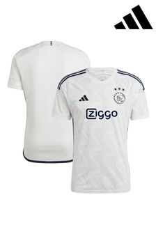 adidas White Ajax Away Shirt 2023-24 (Q46269) | kr1,038