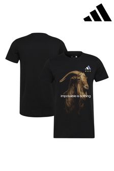 adidas Black Argentina Messi GOAT T-Shirt (Q46285) | €48