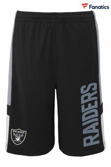 Fanatics Las Vegas Raiders Lateral Mesh Performance Black Shorts (Q47183) | SGD 50