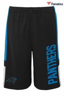 Fanatics Carolina Panthers Lateral Mesh Performance Black Shorts (Q47184) | ₪ 131