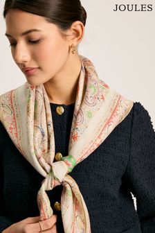 Joules Bloomfield Square Silk Scarf
