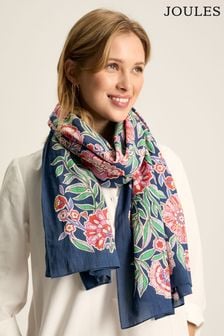 Joules Harlyn Floral Cotton Summer Scarf (Q47235) | SGD 48