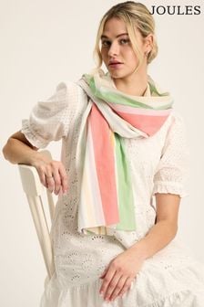 Joules Harlyn Stripe Cotton Summer Scarf (Q47281) | $43