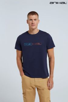 Синий - Animal Mens Jacob Organic T-shirt (Q47340) | €34