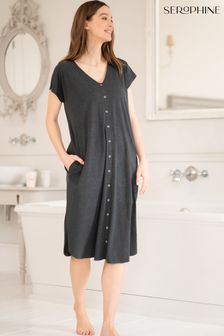 Черное платье миди с принтом Seraphine Weston (Q48020) | €60