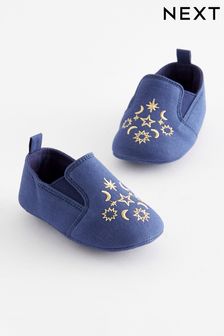 Navy Occasion Baby Shoes (0-2mths) (Q48194) | EGP243
