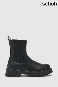 Schuh Audrey Chunky Chelsea Black Boots (Q48361) | 61 €