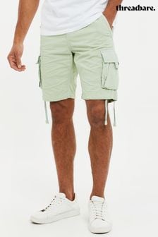 Threadbare Light Green Cotton Cargo Shorts (Q48479) | €36